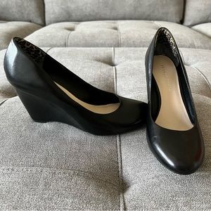 Franco Sarto Black Wedge High Heels
